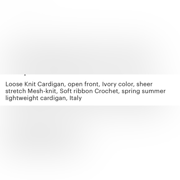 Carre Noir Open Front Cardigan - Picture 7 of 9